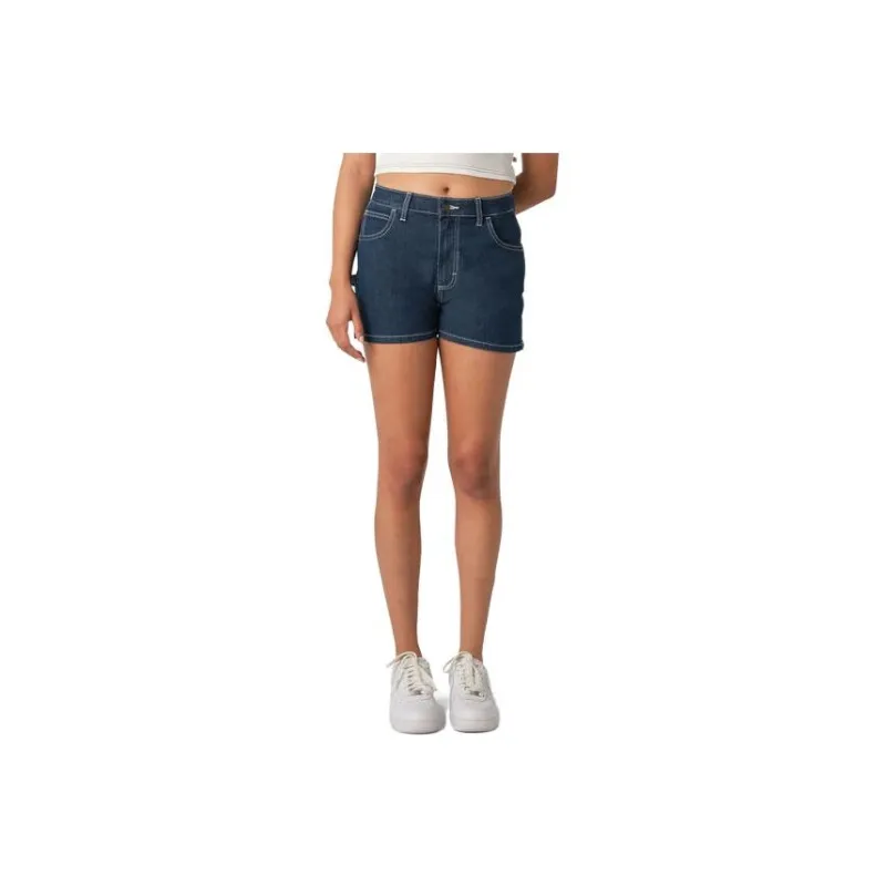 Dickies Denim Shorts Women's Blue-0