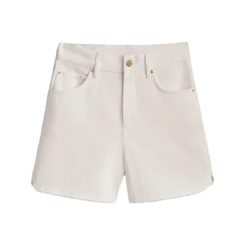 Massimo Dutti Denim Shorts Women's Ecru