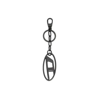 DIESEL Metal Keychains Women's Black