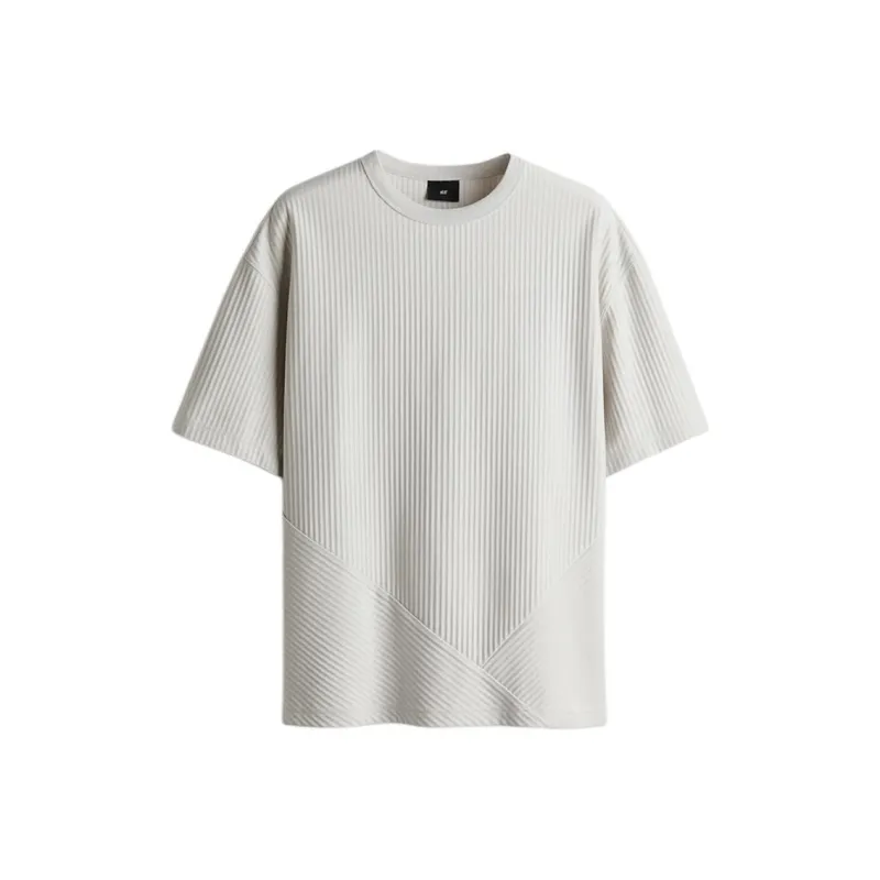 H&M T Shirts Men Gray-0