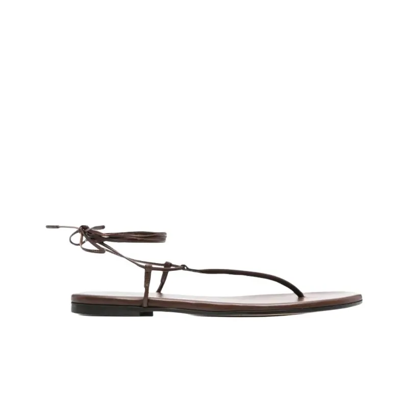 GIANVITO ROSSI Gwyneth One Strap Sandals Women's Brown-1