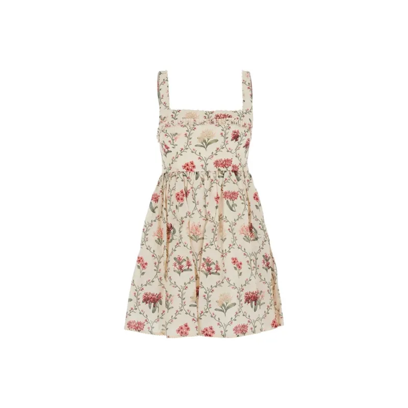 Agua Bendita Barbara Orquidea Mini Dress-0