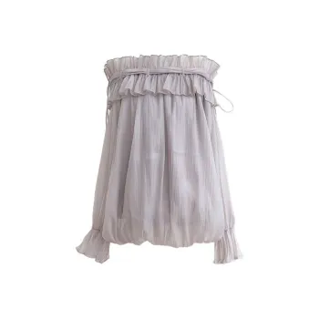 COVER TIME Long Sleeved Dress Women's Purple
