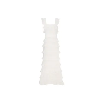 Zimmermann Kaleidoscope Ruffled Midi Dress