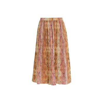GUESS Halley Skirt Casual Long Skirts Women's Orange