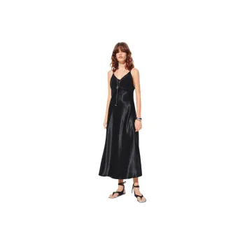 MO&CO Slip Dresses Women's Black