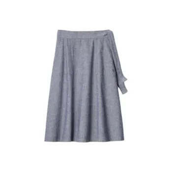 Jw Anderson X UNIQLO Jw Anderson Co-Branded Series Casual Long Skirts Women's Sea Blue