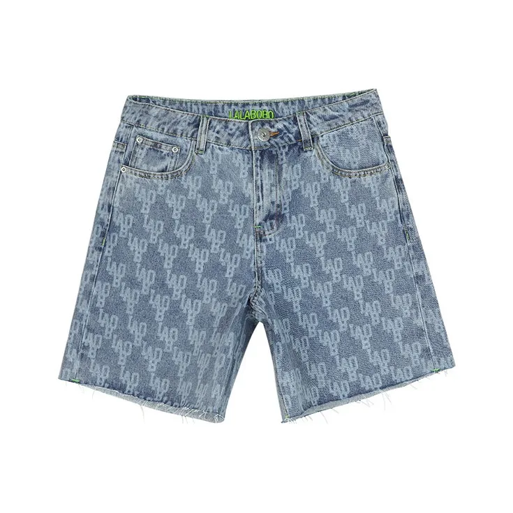 LALABOBO Denim Shorts Women's Light Blue-0