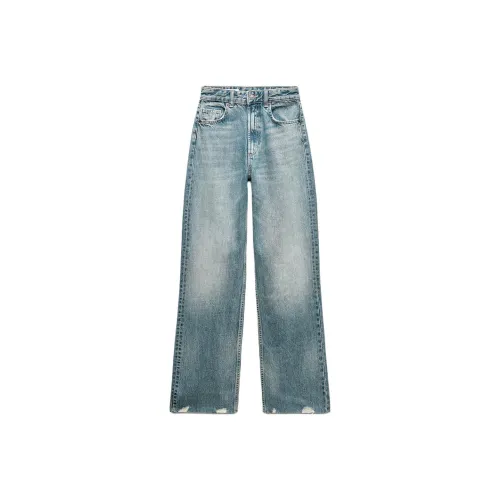 ZARA Trf Jeans Women's Blue