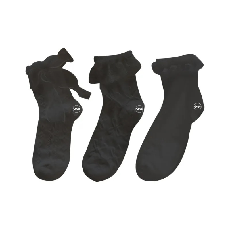 SOIE Mid Calf Socks Women's Combo Set-10