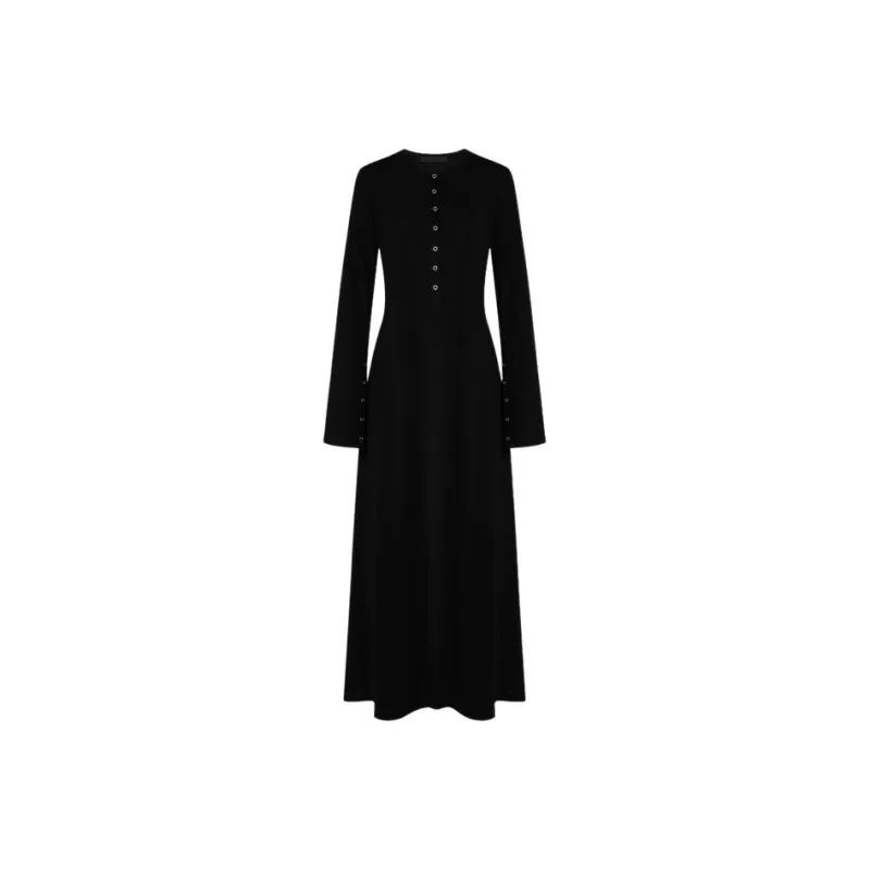 MOCO Long Sleeved Dress Women's Black-0