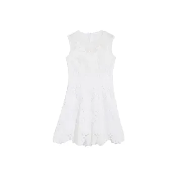 Bebe SS24 Sleeveless Dress Women's Raw White