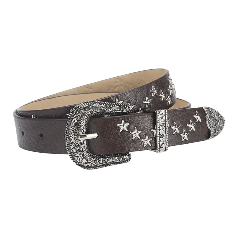 JEANSWEST PU Leather Belts Women's Width 2.8cm-3