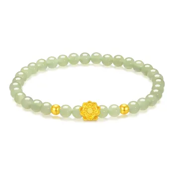 ZSY Hetian Jade Bracelets Pale Greenish White Jade Women's