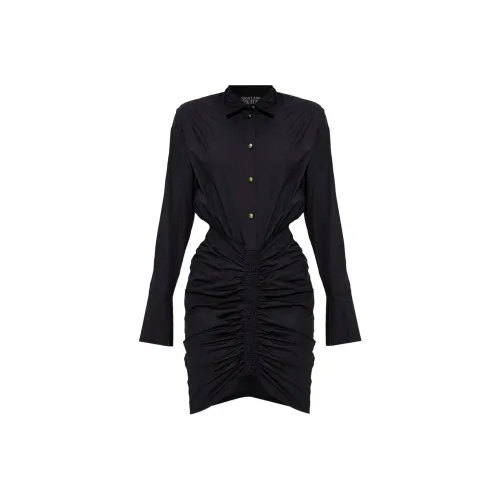 VERSACE JEANS COUTURE Ruched Shirtdress