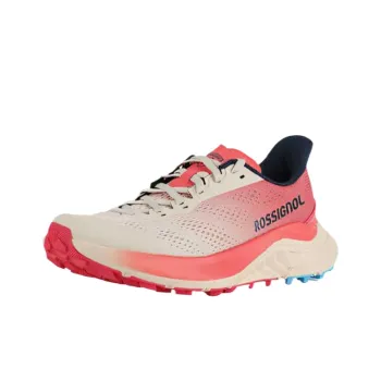 ROSSIGNOL Cushioning, Slip Resistant, And Abrasion Resistant Low Top Running Shoes Women's Peach Pink