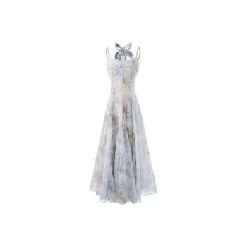 Zonibom Slip Dresses Women's Light Blue
