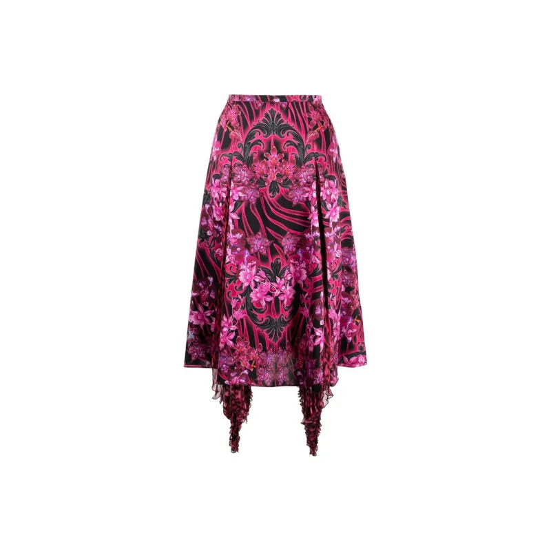 VERSACE FW23 Casual Long Skirts Women's Red-0
