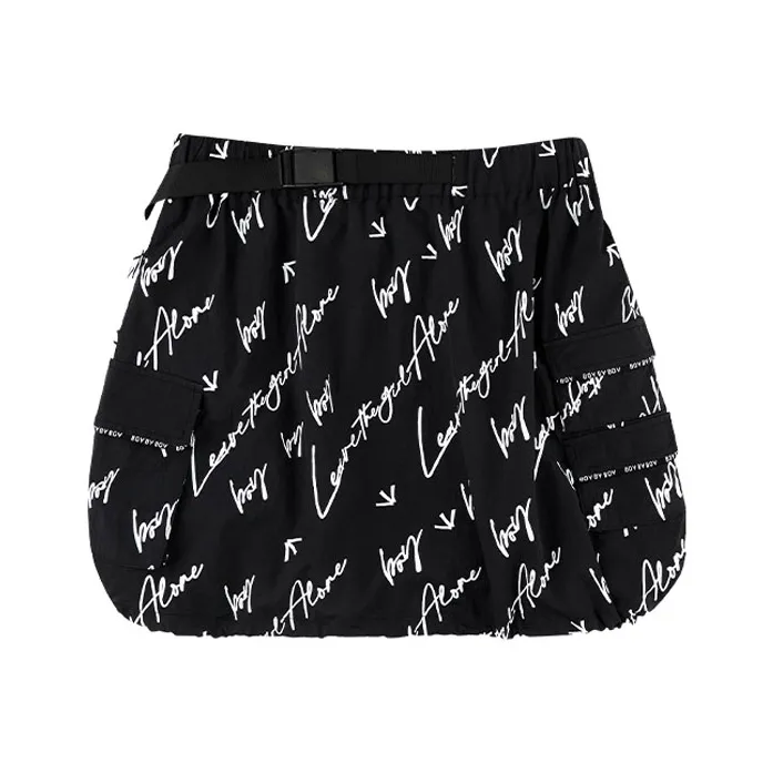 BOY BY BOY Casual Short Skirts Women's Black-0