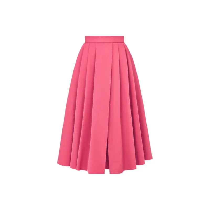 DIOR Casual Long Skirts Women's Pink-0