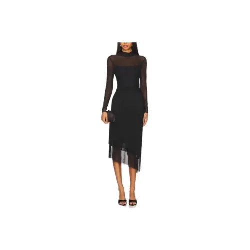STEVE MADDEN Long Sleeved Dress Women's Black