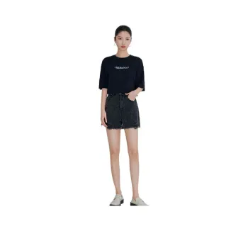 THE SEA LIFE Denim Shorts Women's Black Mage