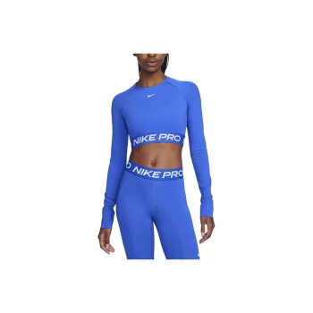 Nike Pro Women's Dri FIT Cropped Long Sleeve Top
