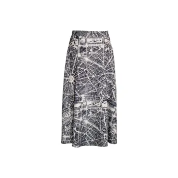 ROEYSHOUSE Casual Long Skirts Women's Multicolor