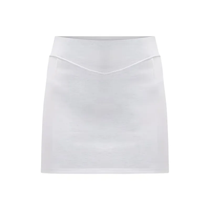 Lululemon Scuba Series Casual Short Skirts Women's Gray White-0