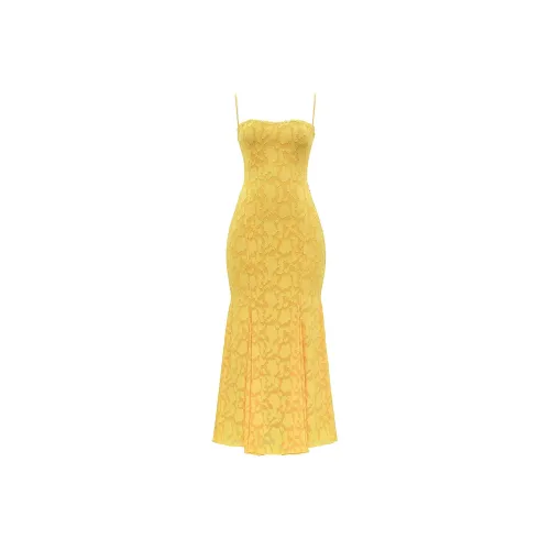 HOUSE OF CB Joan Slip Dresses Women's Apricot/Apricot