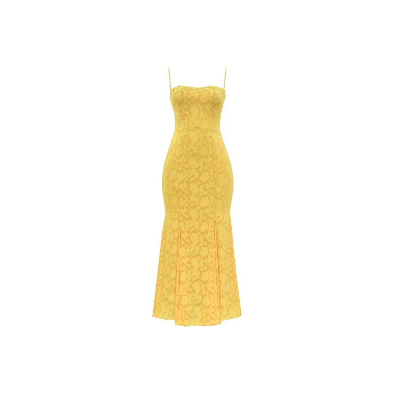 HOUSE OF CB Joan Slip Dresses Women's Apricot/Apricot-0