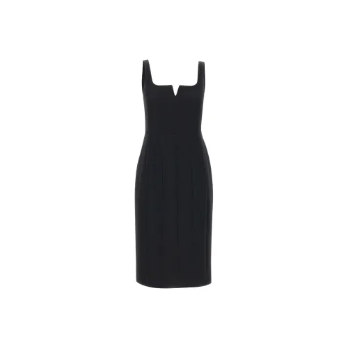 MaxMara Studio Etruria Pleated Sleeveless Dress
