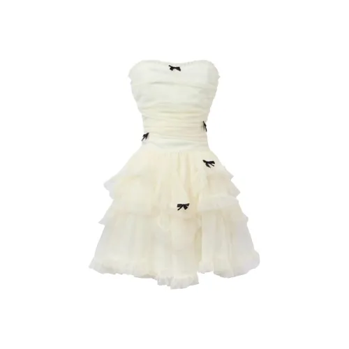 SCCREBEL OFFICIAL Sleeveless Dress Women's Apricot