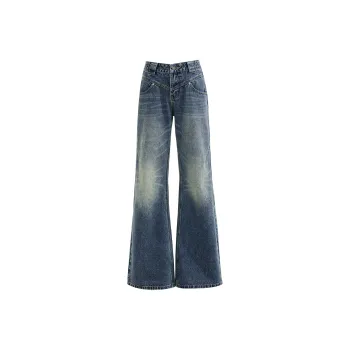 FHMY Jeans Women's Vintage Blue