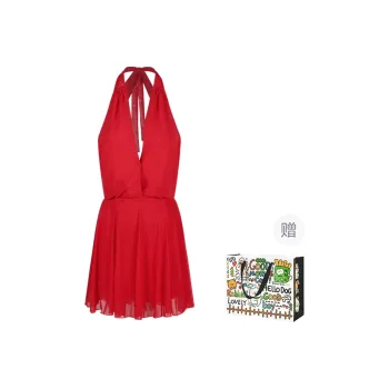 DEDY Sleeveless Dress Women's Red