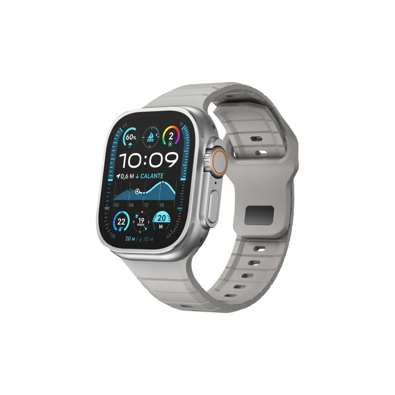 Watchbond Watch Band Apple Compatibility Fluoroelastomer Material-10