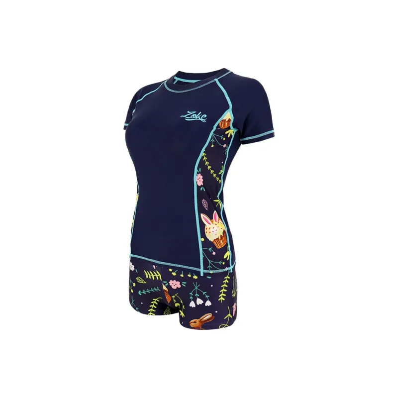 ZOKE Two-Piece Swimsuits Women's Dark Blue-0
