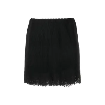 Alexander Wang Distressed hem Mini Skirt