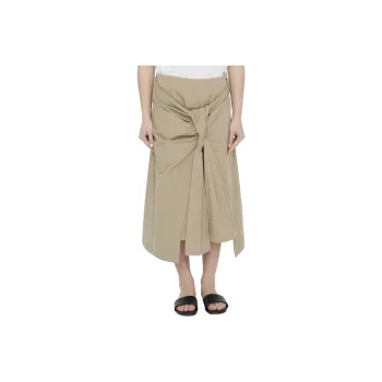 Bottega Veneta Asymmetric Hem Midi Skirt