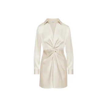 ARITZIA Babaton Collaborate Satin Dress Long-Sleeved Dresses Women's