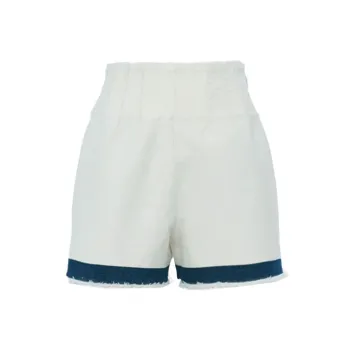 PRADA SS22 Denim Shorts Women's White