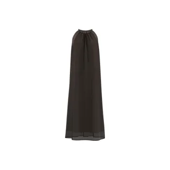 URBAN REVIVO Sleeveless Dress Women's Dark Coffee Brown