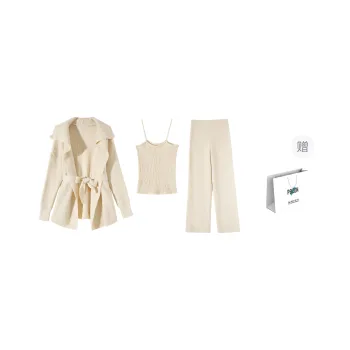 TORIGHT Casual Suit Women's Apricot