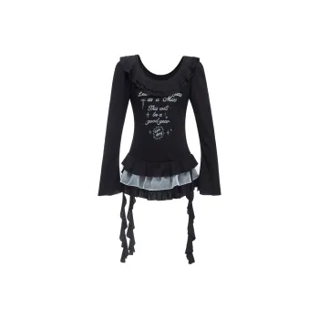 QYPRF Long Sleeved Dress Women's