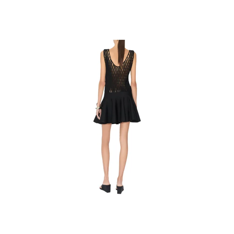 Alaia SS25 Sleeveless Dress Women's Black-4