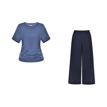DIFFIE RIEGER Casual Suit Women's Blue