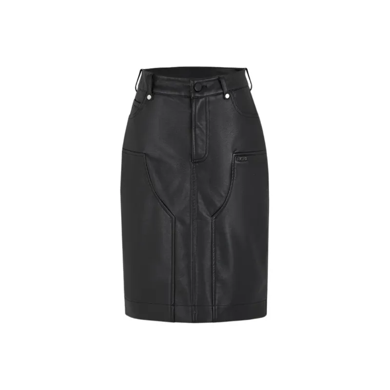 NAWS Casual Short Skirts Women's Carbon Black-0