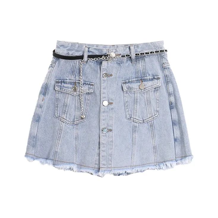 SETIROM Denim Shorts Women's Blue-0