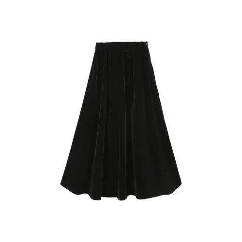 A Paradise For Awakening Casual Long Skirt Women's Black