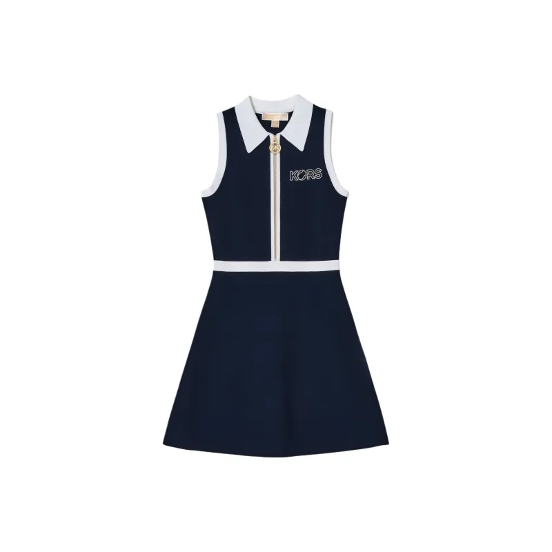 MICHAEL KORS Sleeveless Dress Women's Navy Blue-0